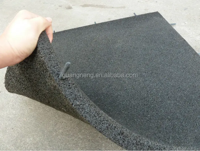 Rubber Flooring Mat For Fitness Gym Room Colorful Rubber Paver