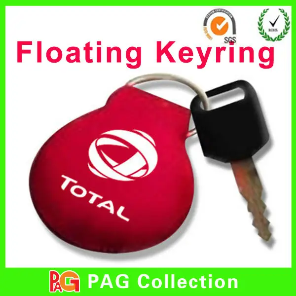 Neoprene Floating Keychain Keyring Key Float For Marine Boat Kayak Sailing Swimming Water Sports Rose Red