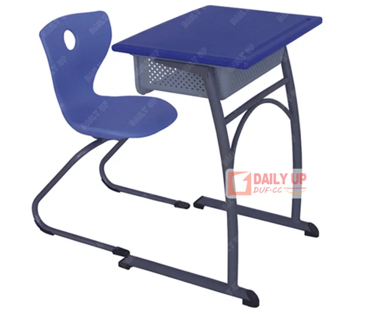 School Furniture PE/PP Cheap Tables and Chairs for Rent Fixed School Desk Chair