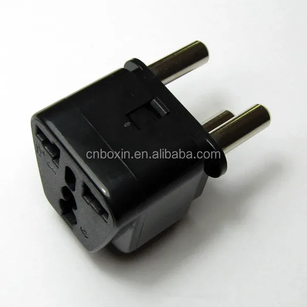 Hot Selling Universal Plug With Socket 3 Pin Saudi Arabia India Electrical Plug Adaptor Smart