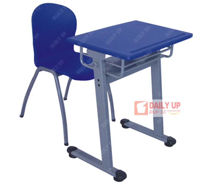 The Best Seller PE/PP Children Table and Chairs Fixed Chair and Desk Set Classroom Furniture