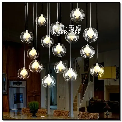 Suspendu Nouveau Luminaire Lampes Md3232 Verre Lighting Style PwyN8Ovn0m