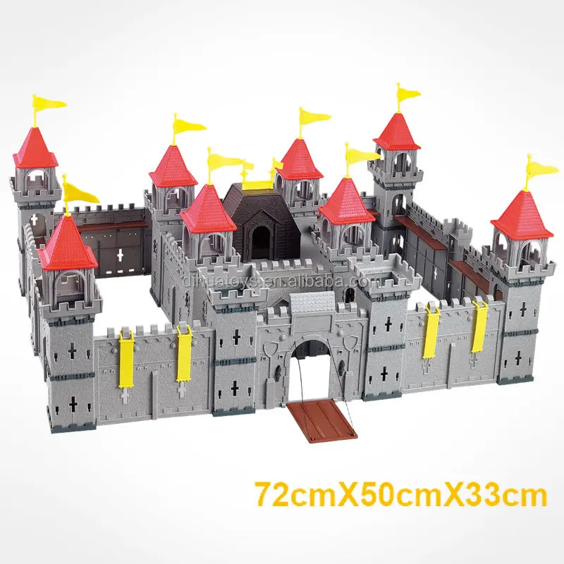 plastic toy castle