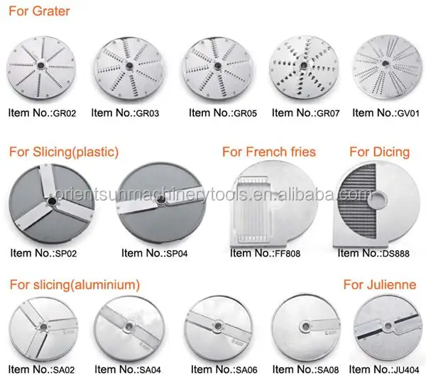 Electric Commercial Vegetable Slicer Shredder Dicer Chopper Cutter