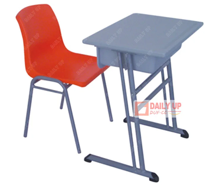 Single Seater Elementary School Desk With Chairs Stable School Furniture Classroom Student 2