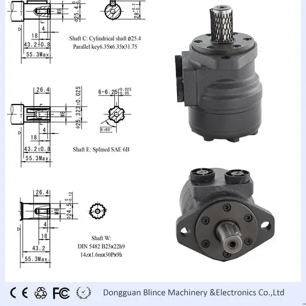 Oz Hydraulics Micro Gear Motor,Oz High Quality Hydraulic Orbit Motor