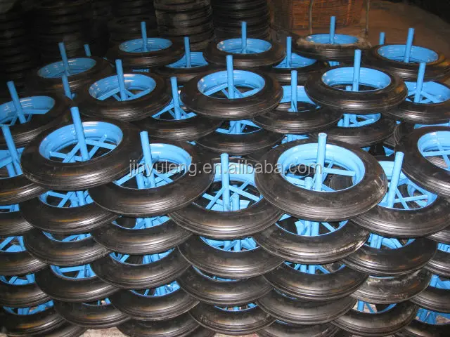 328/350-8 400-8 trolley ,wheelbarrow parts , inflatable rubber wheel , pneumatic wheelcan use for mower