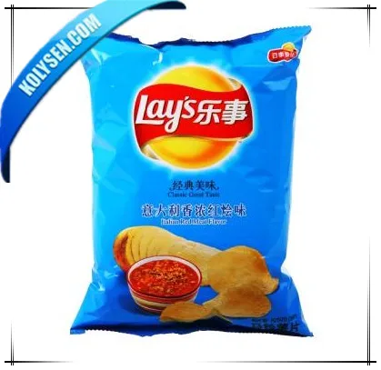 Custom Printed Potato Chip Bags Food Packaging Bag for Potato Chips Packaging