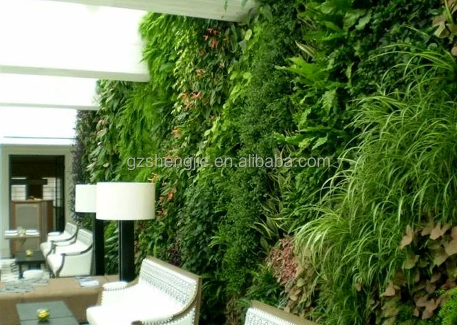 Innen Grün Künstliche Pflanze Wand,Garten Künstliche Anlage Vertikale