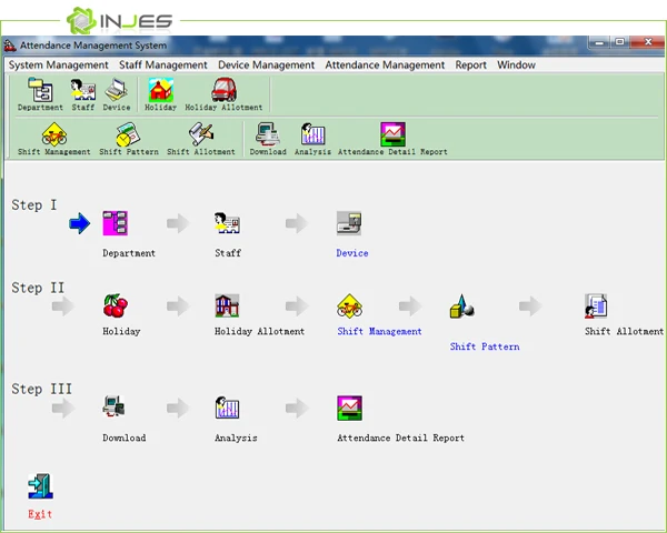 fingerprint punch card time clock Time Recording Comm port USB 