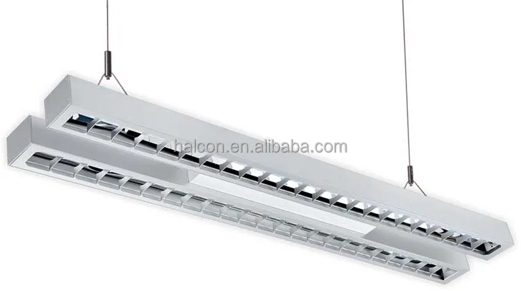 Led Aluminum Office Hanging Lamp Workshop Shopping Mall Meeting Room Office Ceiling Hanging Led Tube Suspension Light Buy Led Aluminum Office