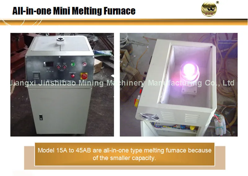 Induction Melting Furnace Small Gold Refining Machine