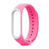 

For Xiaomi Mi Band 4 Strap Silicone Wrist Strap For Xiaomi Mi Band 4 Accessories Bracelet Miband 4 Replacement Dual Color Straps