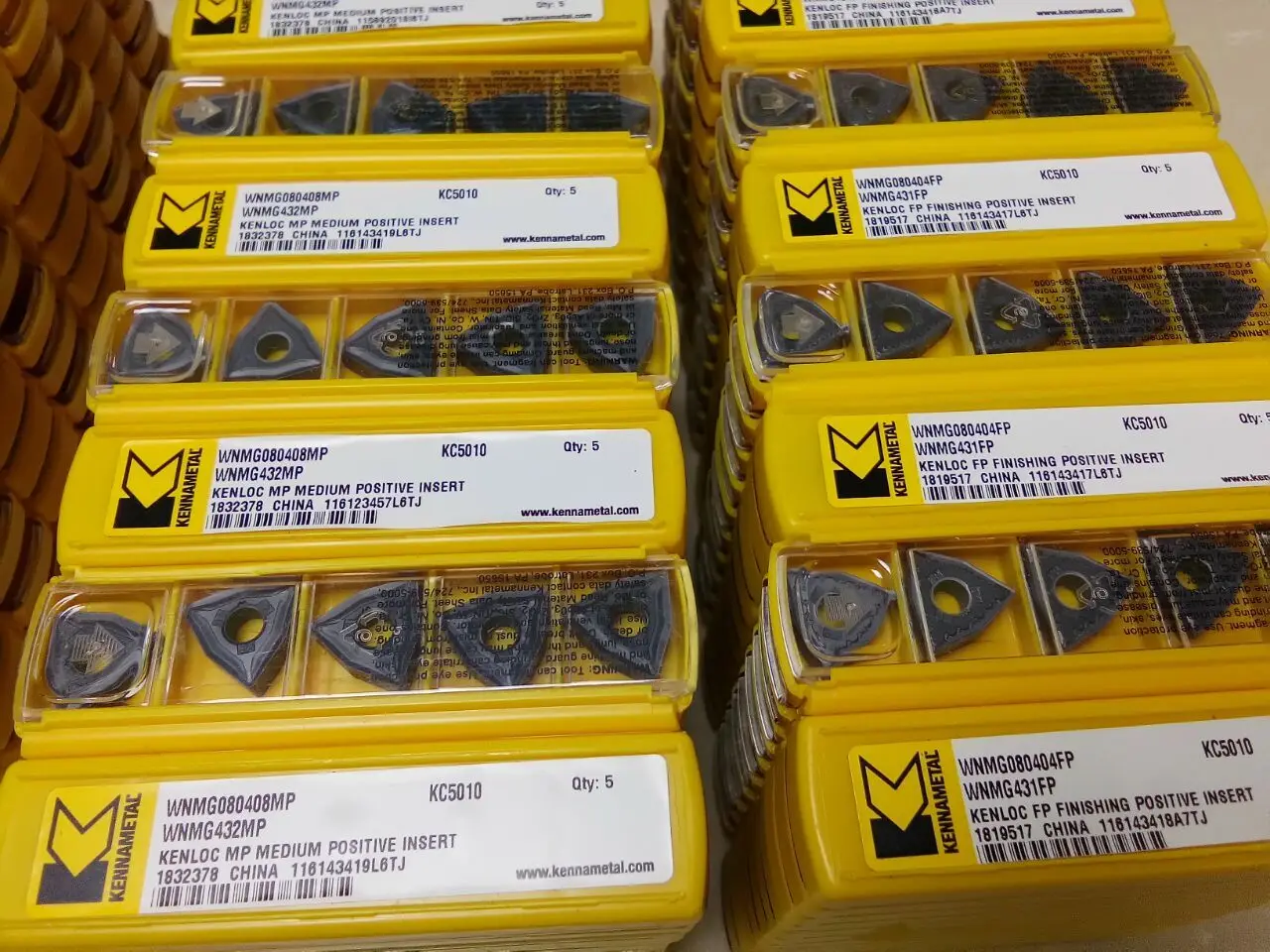 Gold Supplier Kennametal Cemented Carbide Inserts Wnmg080404ms Kc5010