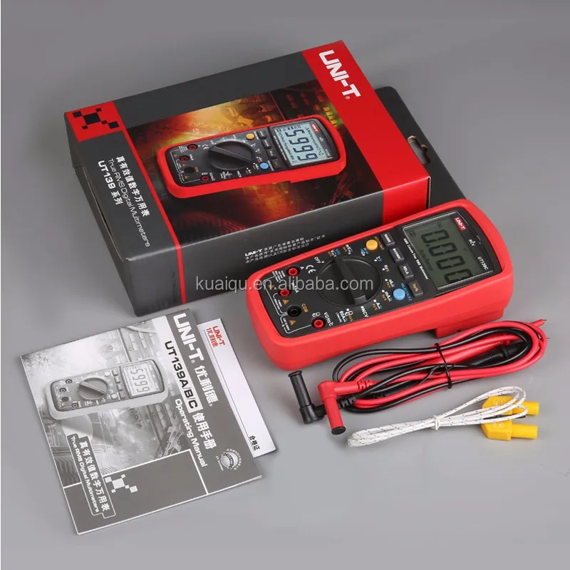 Unit Ut139c True Rms Digital Multimeter Auto Range Dc Ac Voltage