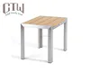 Modern design outdoor furniture stainless steel dining bench for dining set