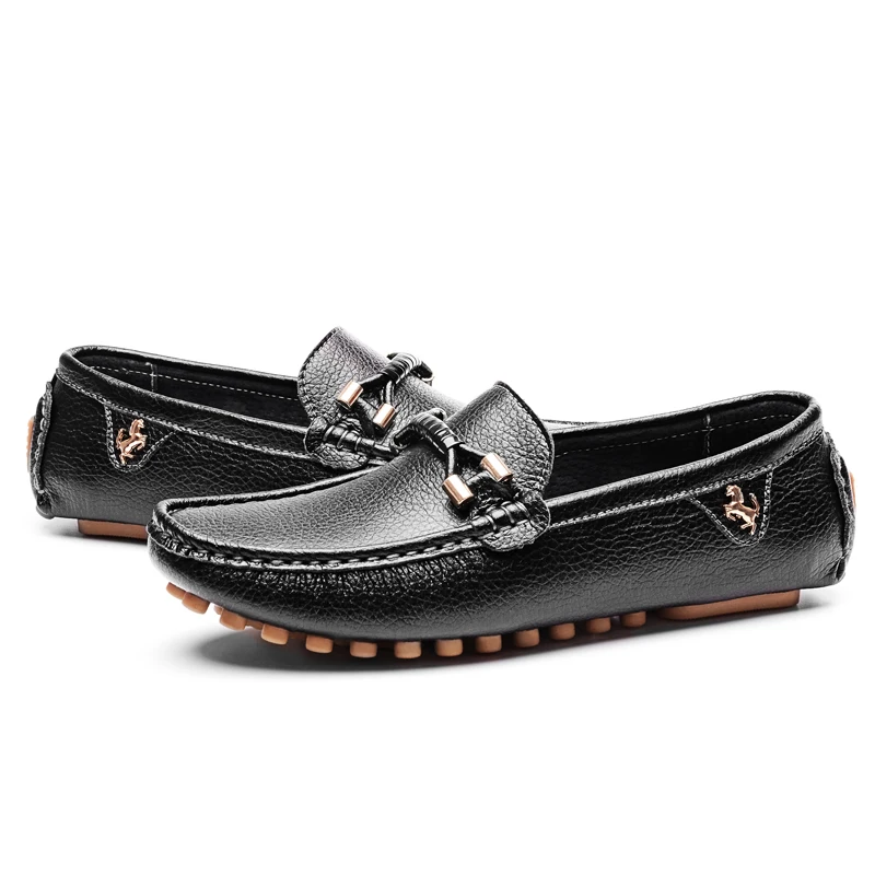 
Factory price wholesale mens flat casual driving loafers leather shoes 