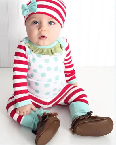 

GH066A cute design newborn baby girls clothes baby clothing sets, As picture showed