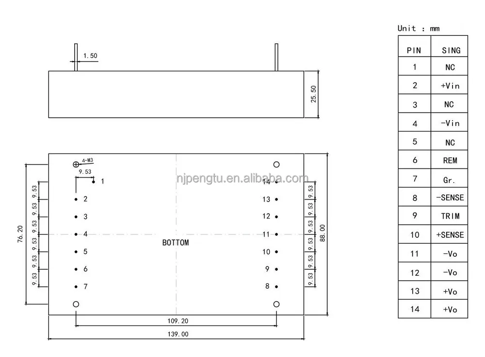 PD-L Series 300v Input Dc Dc Converter From Professional Manufacture