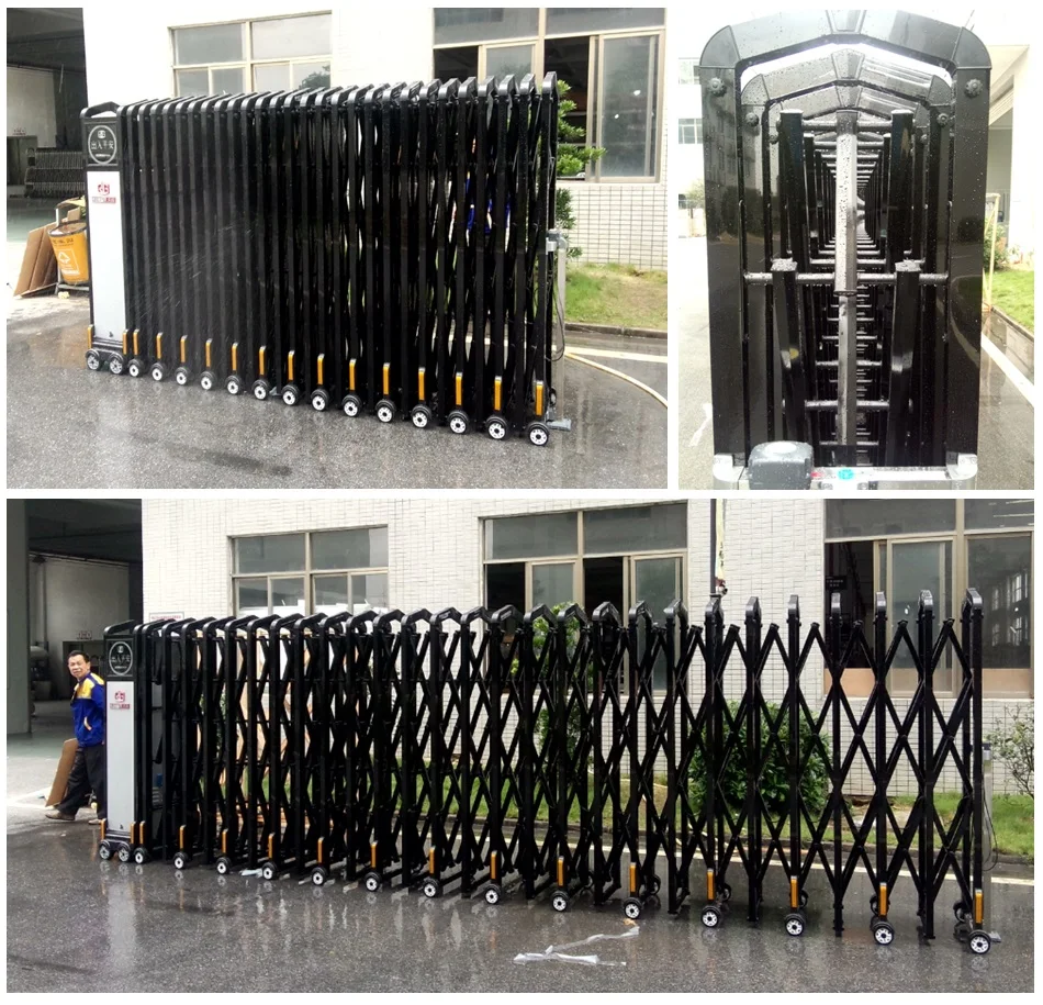 Rongo Commercial Automatic Retractable Entrance Gate For Industrial Buy Automatic Retractable