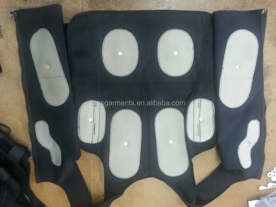 
miha ems fitness machine suit ecg emg textile electrodes 