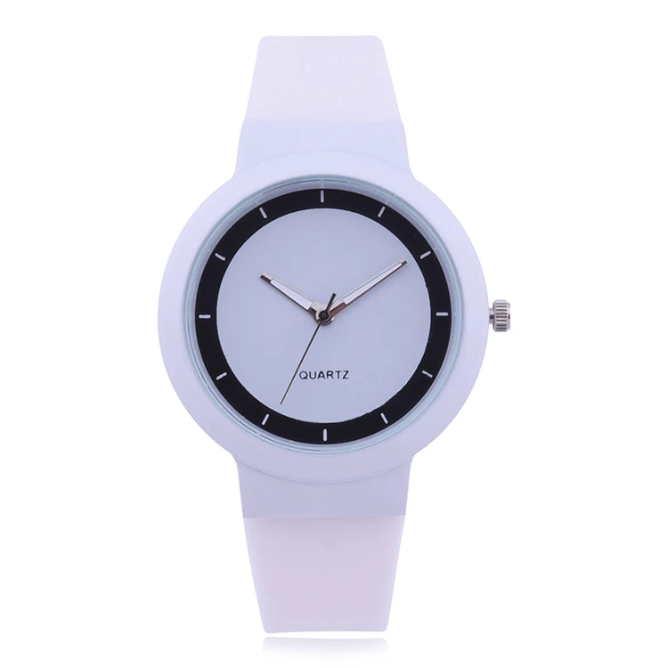 

2019 KiKi Brand Popular Watch Jelly Silicone Women Simple Watch Ladies Quartz Wristwatches (KKWT82066), As the picture