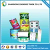 plastic printed film roll for packaging food, cleaners, juice ...Flexo & Roto printing