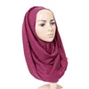 30 colors plain black glitter shimmer hijab scarf