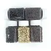 5.0mm Aluminium Micro ring Silicone lined Links Beads tube for Hair Extension Tool