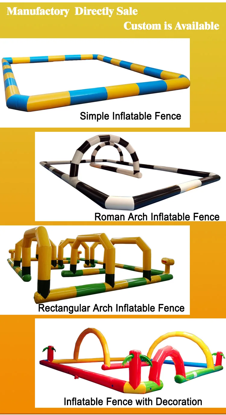 inflatable pool fence