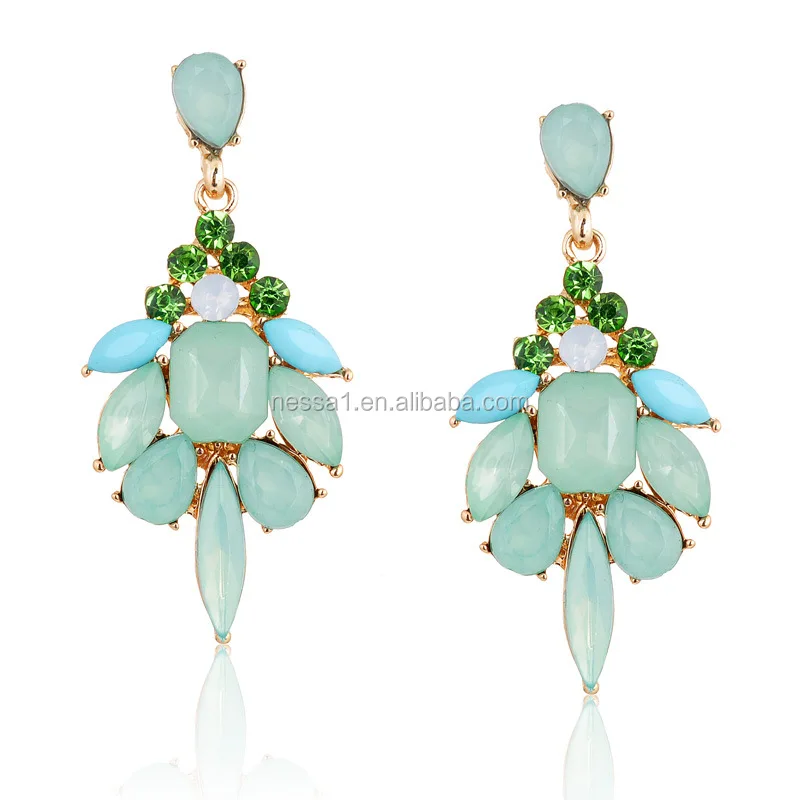 

Fashion women Colorful crystal earring Wholesale DC-0001