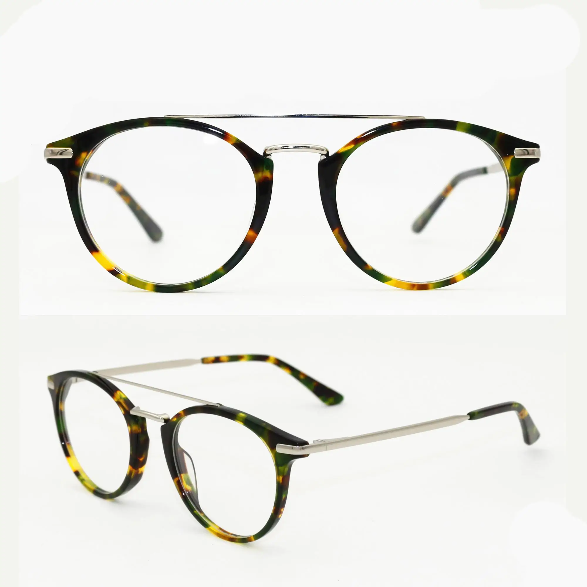 Vintage Design Custom Made Acetae Full Rim Girl Stylish Optical Glasses