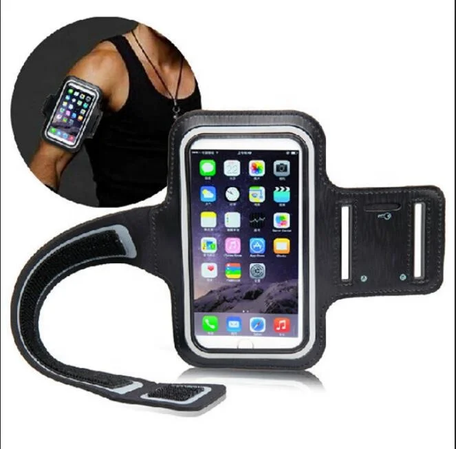 Ultra Light Sport Armband Adjustable Belt Waterproof Wristband Running Arm Band Case Key Hole Cell Phone Accessories for iPhone