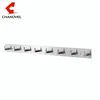 Stainless steel adhesive wall mount key hook rack