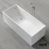 modern poly marble stone resin freestanding bath