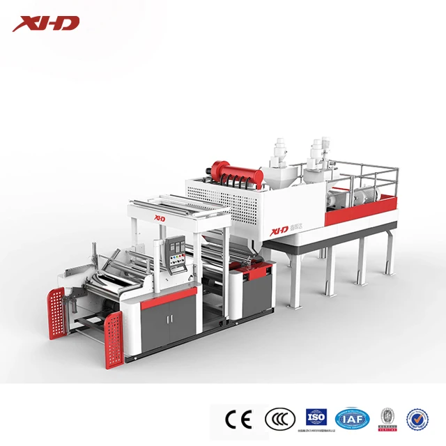 
XHD-55/75X1250 High capacity mini PE stretch film extruder production line 