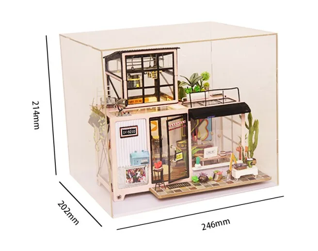

Robotime DG13 Kevin's Studio diy miniature dollhouse kit for Dropshipping
