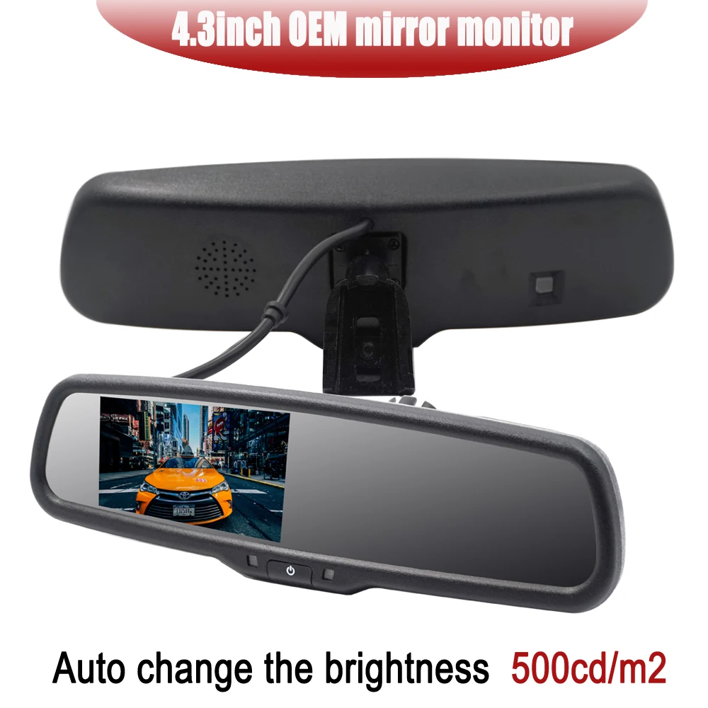 4.3inch Oem Car Rear View Mirror Monitor With Auto Brightness Buy