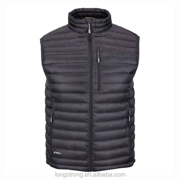 
LS802 100%nylon fashion winter mens duck down feather vest gilet 