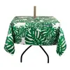 wholesale zippered outdoor table cloth printed plant table cover washable water repellent table linen