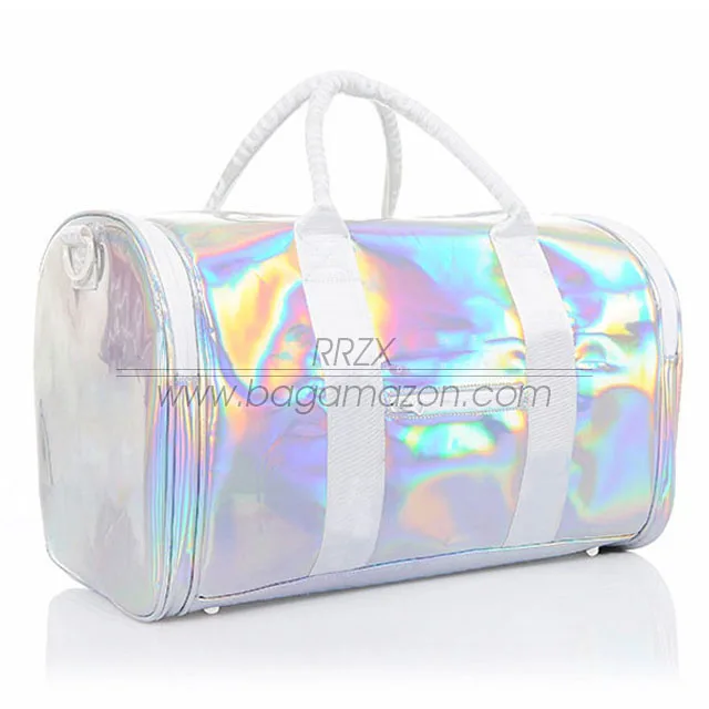 iridescent gym bag