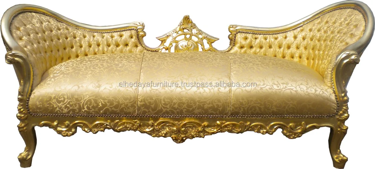 Gold Baroque Antique Sofa Gold Baroque Antique Sofa