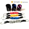 Resistance Latex tubing band with safty woven outside and ankle cuffs for taekwondo trainer and exerciser