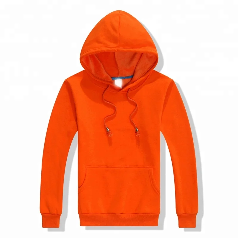 orange sleeveless hoodie