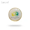 Metal button magnet badge with epoxy for sports event