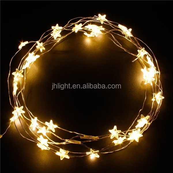 Gold Star Lights Source Quality From Global Gold Stars Battery Operated Led Light String Copper Wire Holiday Star Shape Waterproof Long