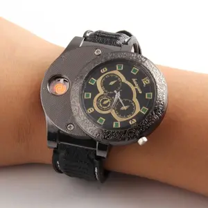 Yanzhen Fashion style watches, lighters, USB electronic charging lighter , cigarette lighter wholesale F666