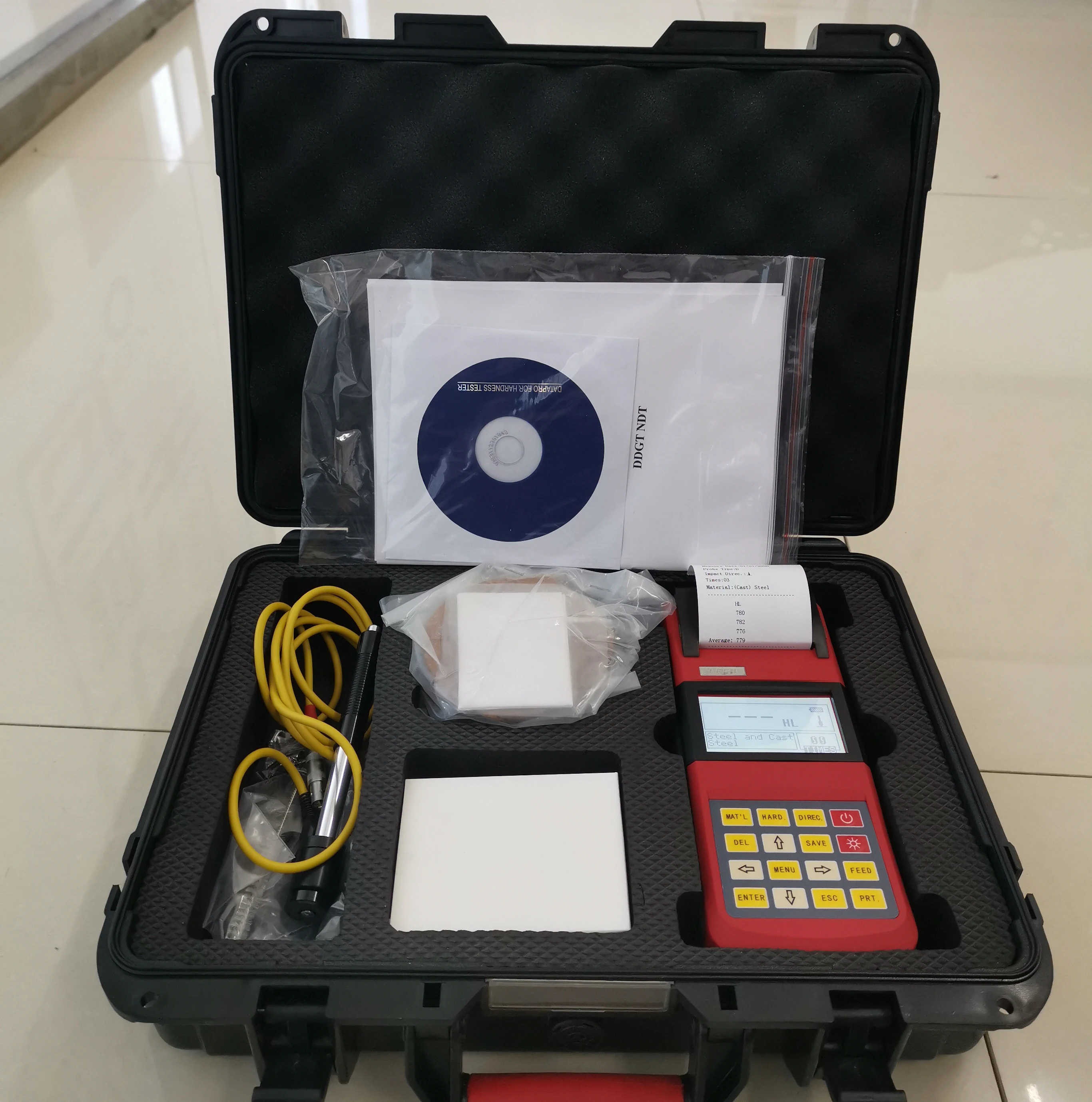 ddgtndt 工业无损检测焊缝检测设备 dgt- ht580 便携式硬度计装置全