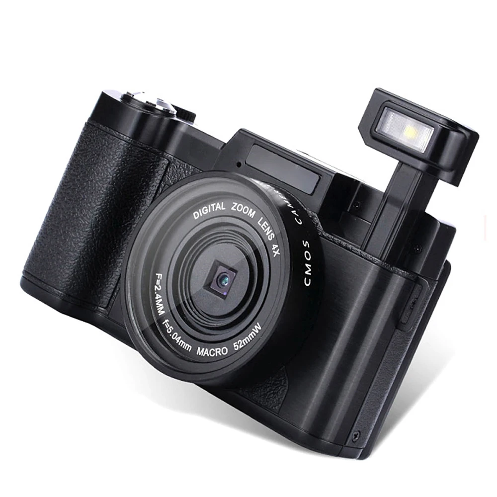 

24MP Digital Camera 3.0LCD Rotatable Anti-shake 4X Video DV Recorder Cam w/Wide-angle Lens &UV Filter, N/a