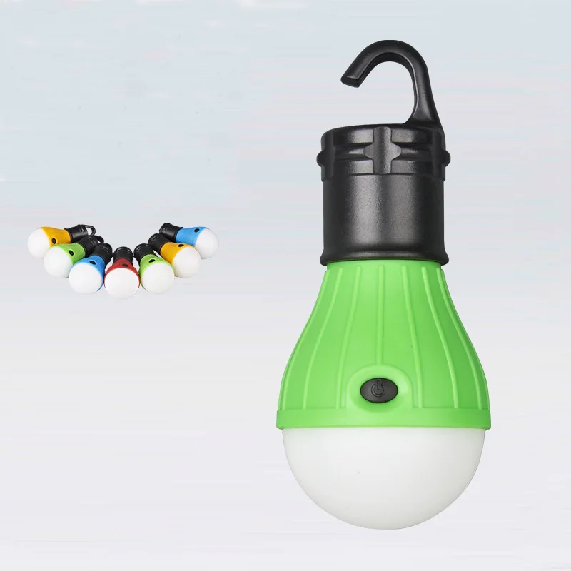 Mini Camping Light 3 LEDs Outdoor Camp Tent Hanging Camping Lanterns Lamp  Fishing Garden Lamp Bulb